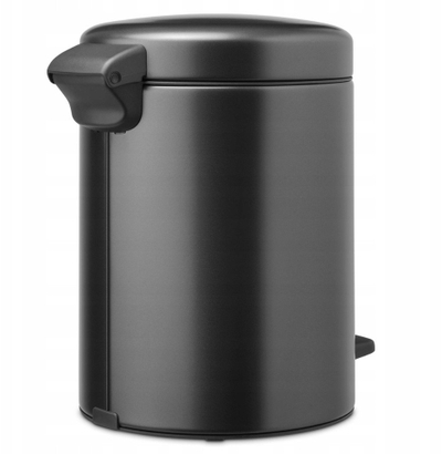 Kosh mbeturinash Brabantia NewIcon, 5L, me pedale, gri