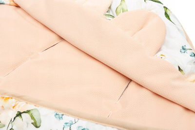 Batanije karroce Sensillo Peony Peach, XL, 115x115 cm, shumëngjyrëshe