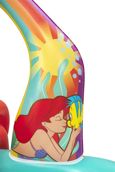 Kënd lojërash i fryrë Bestway Little Mermaid 91097, 221x193x117 cm, pishinë për fëmijë, shumëngjyrësh