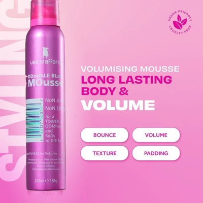 Shkumë flokësh Lee Stafford Volumising Mousse, 200ml