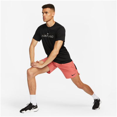 Спортска блуза Nike Pro Dri FIT за мажи, памук полиестер, црна