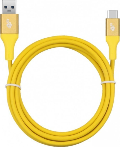 Kabllo USB TB USB 3.0 në USB C Premium, 2m, 3A, e verdhë