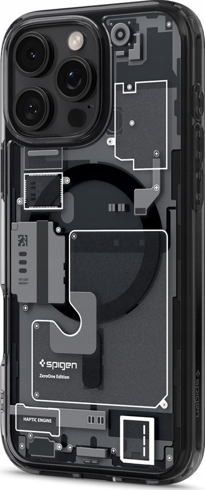 Mbulesë telefoni Spigen Ultra Hybrid MagSafe Zero One për iPhone 16 Pro, transparente
