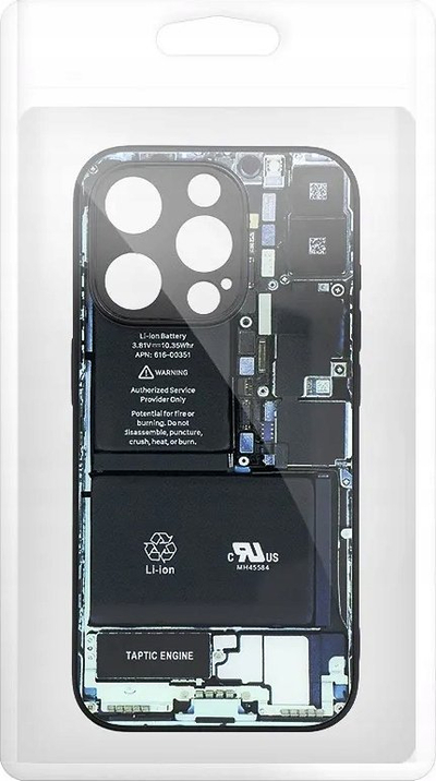 Mbrojtëse telefoni Tech21 Tech Case, për iPhone 14 Plus, xham i kalitur, e zezë