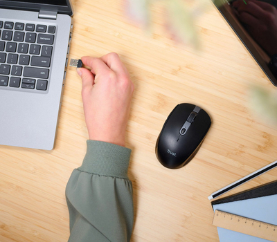 Maus Trust Ozaa, RF Wireless + Bluetooth, i zi