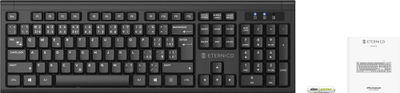 Tastierë wireless Eternico Essential KS1000, 2.4GHz, USB nano marrës, e zezë