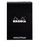 Bllok shënimesh Rhodia Wirebound Notepad A5 Dot, format A5, me pika, i zi