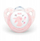 Qetësues silikoni NUK Baby Rose M1, 0 6 muaj, rozë
