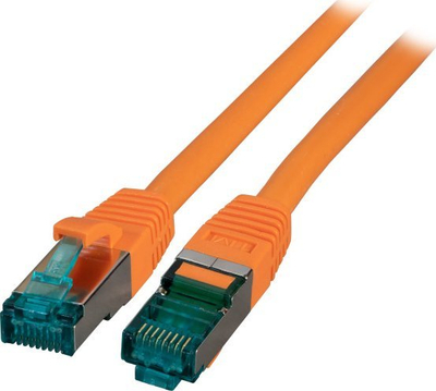 Kabllo rrjeti EFB Elektronik MK6001.3O, Cat6a S/FTP, 3m, portokalli