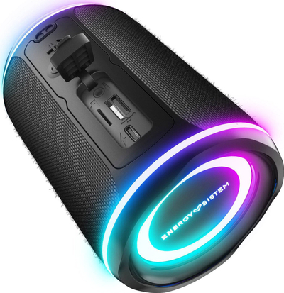 Boks portativ Energy Sistem, Bluetooth, me drita LED, i zi