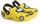 Sanda­le fëmijësh Crocs Classic I Am Race Car Clog T Jr 210991-77J, Croslite, të shumëngjyrshme