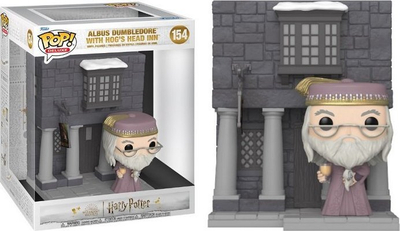 Колекционерска фигура Funko Pop Deluxe Harry Potter, Албус Дамблдор со Hog's Head Inn, 11 cm, шарена