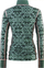 Bluzë termike për goca Kari Traa Else Half Zip, lesh merino, gjysmë zinxhir, jeshile Murk, M