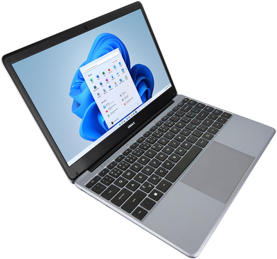 Laptop UMAX VisionBook 14WRx, 14.1 ", Intel Celeron N4020, 4GB RAM, 128GB eMMC, Intel UHD Graphics, gri