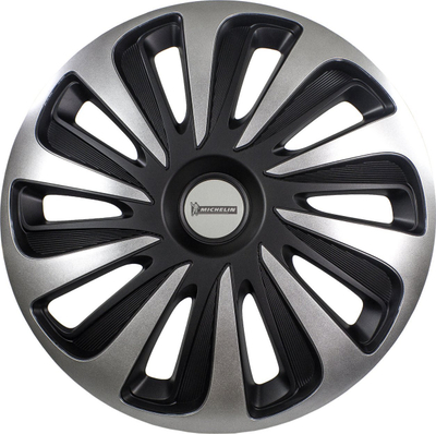 Kapakë rrote Michelin 009122, 15", set 4 copë, zi me argjend
