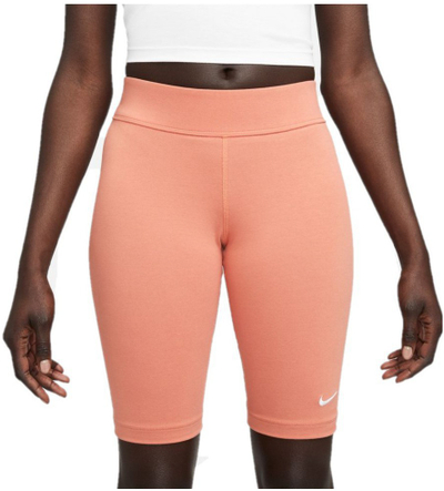 Кратки спортски хеланки Nike Essentials Bike, за жени, розови