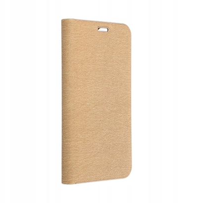 Këllëf me kapak Luna Book për Samsung Galaxy A17, flip case, ngjyrë ari