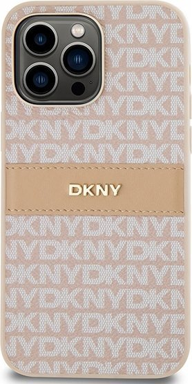 Mbulesë telefoni DKNY për iPhone 14 Pro Max, lëkurë PU, rozë
