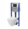 Set WC i fshehur Cersanit Mille Plus B953, rimless, soft close, i bardhë