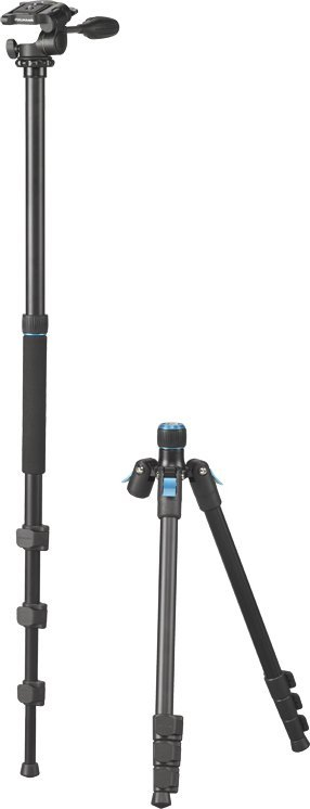 Tripod Cullmann Rondo 460M RW20, lartësi 41-157.5 cm, mban deri 4 kg, i zi