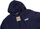 Bluzë me kapuç Puma ESS+ Small Logo Hoodie M, xhep kangur, për meshkuj, blu e errët