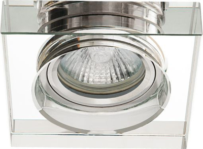 Kornizë llambe Kanlux Morta B CT-DSL50-SR (22112), 50W, Gx5,3, IP20, e argjendtë