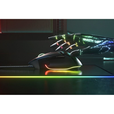 Maus gaming Razer Basilisk V3 35K, optik, me kabllo, me drita RGB, ngjyrë e zezë