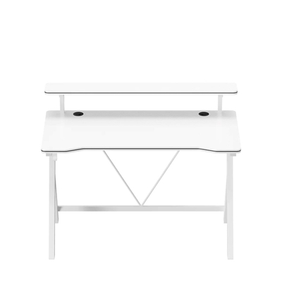 Tavolinë gaming Huzaro Hero 1.9, 120cm, MDF, e bardhë