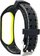 Rrip dore Beline për Xiaomi Mi Band 3/4, silikon, sportiv, zi me jeshile