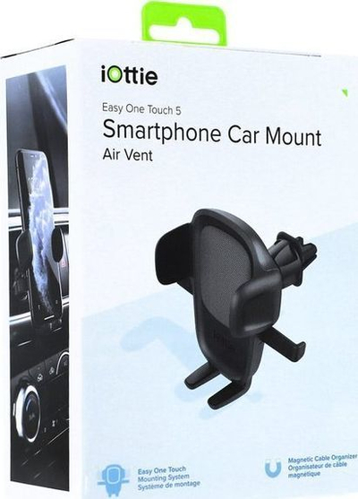 Mbajtëse telefoni për makinë iOttie One Touch 5, e zezë