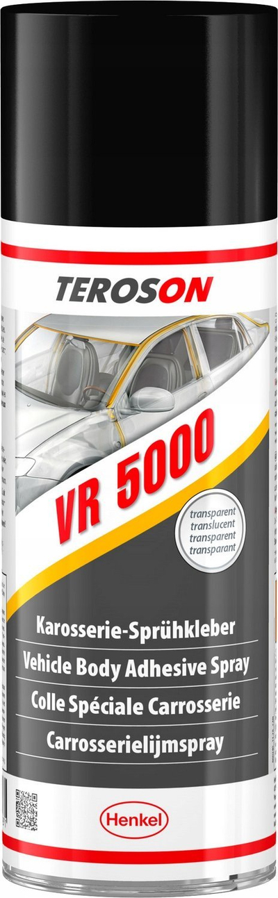 Sprej ngjitës për karroceri makine Teroson, 400 ml, set me 12 copë, transparent