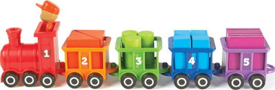 Lodër tren Learning Resources LER7742 Count &amp; Color, 21 pjesë, edukative, shumëngjyrëshe