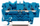 Bllok terminal WAGO 3-përçues 1.5mm2 blu TOPJOBS (2001-1304)
