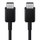 Kабел за полнење Samsung EP-DX310JBE, USB-C во USB-C, 3A, 1.8m, црн