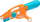 Pistoletë me ujë Adar Water Gun, 40 cm, plastikë PVC, portokalli e kaltër