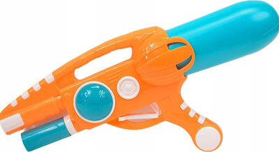 Pistoletë me ujë Adar Water Gun, 40 cm, plastikë PVC, portokalli e kaltër