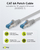 Kabllo interneti Goobay CAT 6A S/FTP, set me 10 copë, 3 m, gri