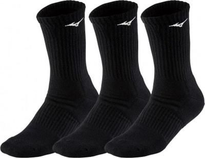 Çorape sportive Mizuno Training Mid 32GX250509, set 3 palë, uniseks, të zeza