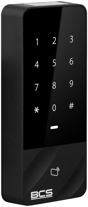 Lexues zbliçues BCS L-CKA-M1Z, tastierë me prekje, IP66, i zi