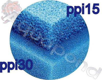 Sfungjer filtri për akuarium Happet, 30 PPI, 25x25x5 cm, ngjyrë e zezë