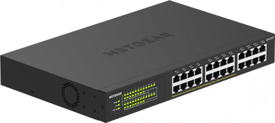 Switch NETGEAR GS324P, 24 porte, PoE+, Gigabit, i zi