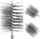 Furçë për oxhak Geko Chimney Brush Ramrod Fi 90mm, diametër 90mm, fijë çeliku, gri