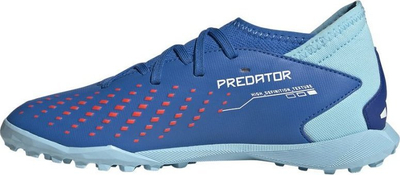 Këpuca futbolli për kalamaj Adidas Predator Accuracy.3 TF, për bar sintetik, me lidhëse, ngjyrë blu