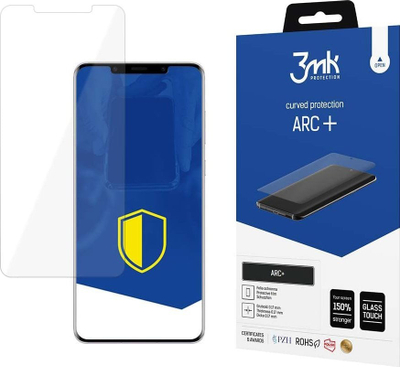 Fletë mbrojtëse ekrani 3MK ARC+, për Huawei Mate 50 Pro, transparente