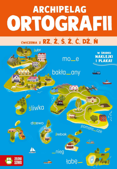 Libër ushtrimesh Archipelago of Orthography, drejtshkrim polak, për fëmijë