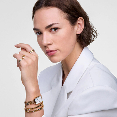 Ora Daniel Wellington Classic 50 Gold, analog, uniseks, ngjyrë ari