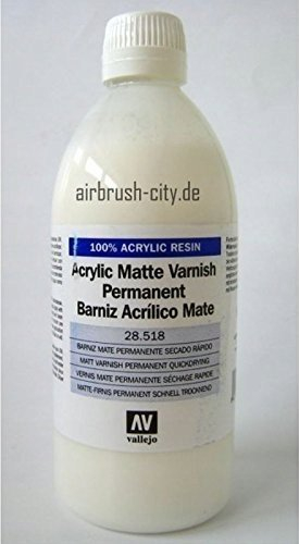 Llak akrilik Vallejo Liquid Varnish Matt, 500ml, mat, transparent