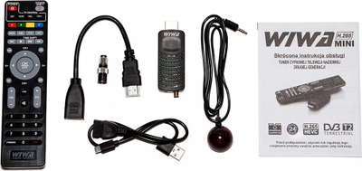 Tuner TV Wiwa H.265 Mini, DVB-T2, USB PVR, i zi