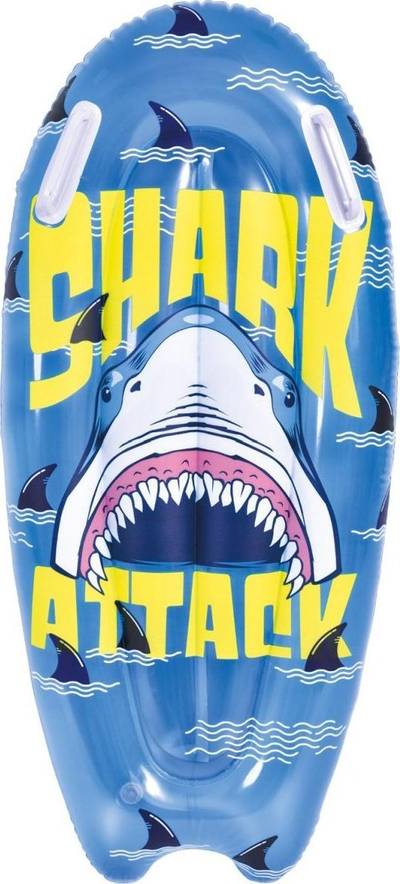 Надуена даска за пливање Bestway Shark, 100x50 cm, ПВЦ, шарена