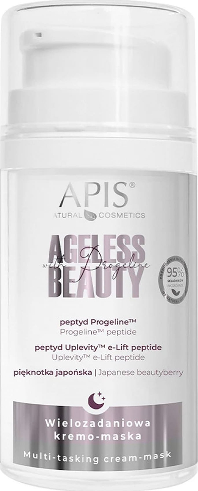 Maskë nate për fytyrë Apis Natural Cosmetics Ageless Beauty, kundra rrudhave, 50 ml